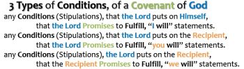 3 CONDITIONS OF A COVENANTS